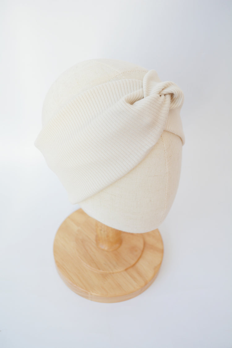 Haarband „Beige Uni Rib“