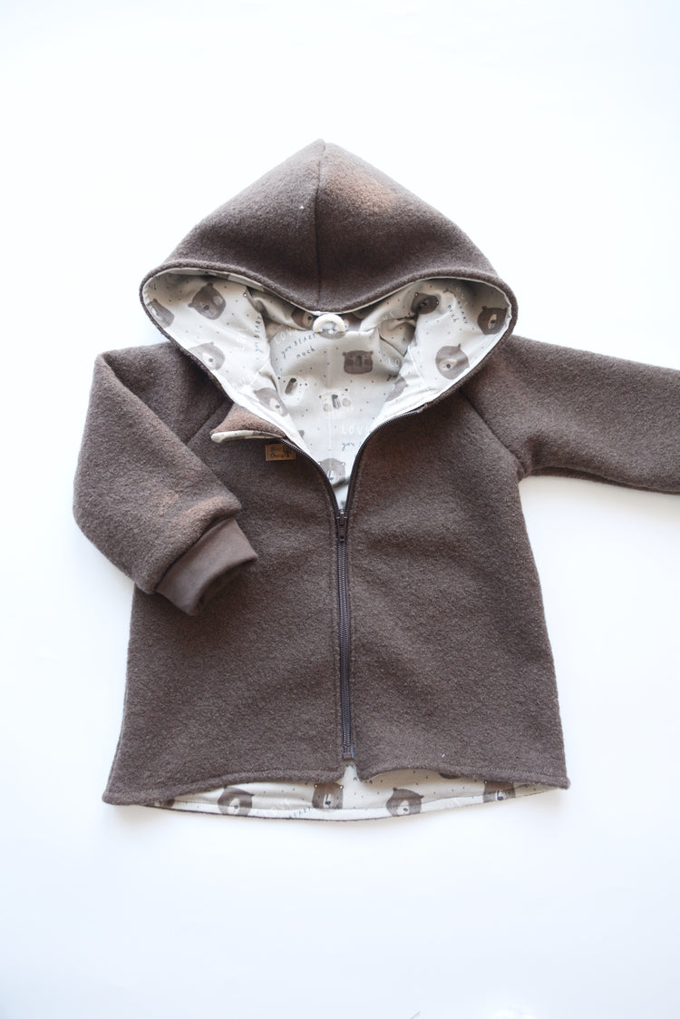 Walkjacke "Bären“ Gr. 104