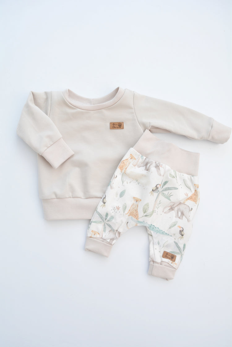 Sweater & Hose „Dschungel“