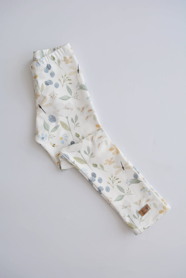 Legging & Haarband „Blumen" Gr. 92 (wird nach Bestellung & Bezahlung angefertigt)