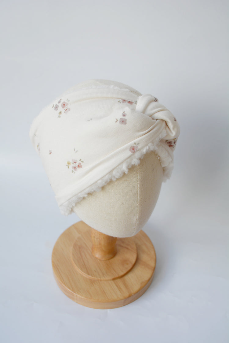 Haarband gefüttert „kleine Blumen" KU ca. 48 cm