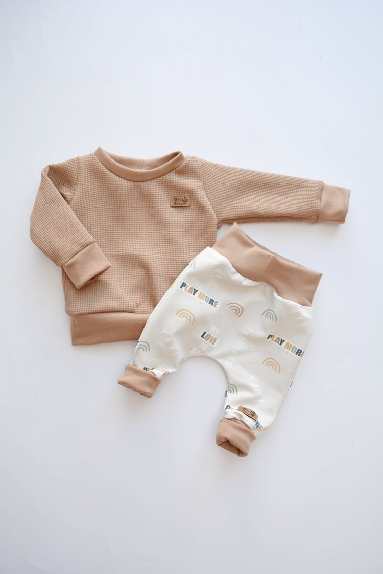Outfit „My love is big“ (Sweater & Hose) Gr. 56