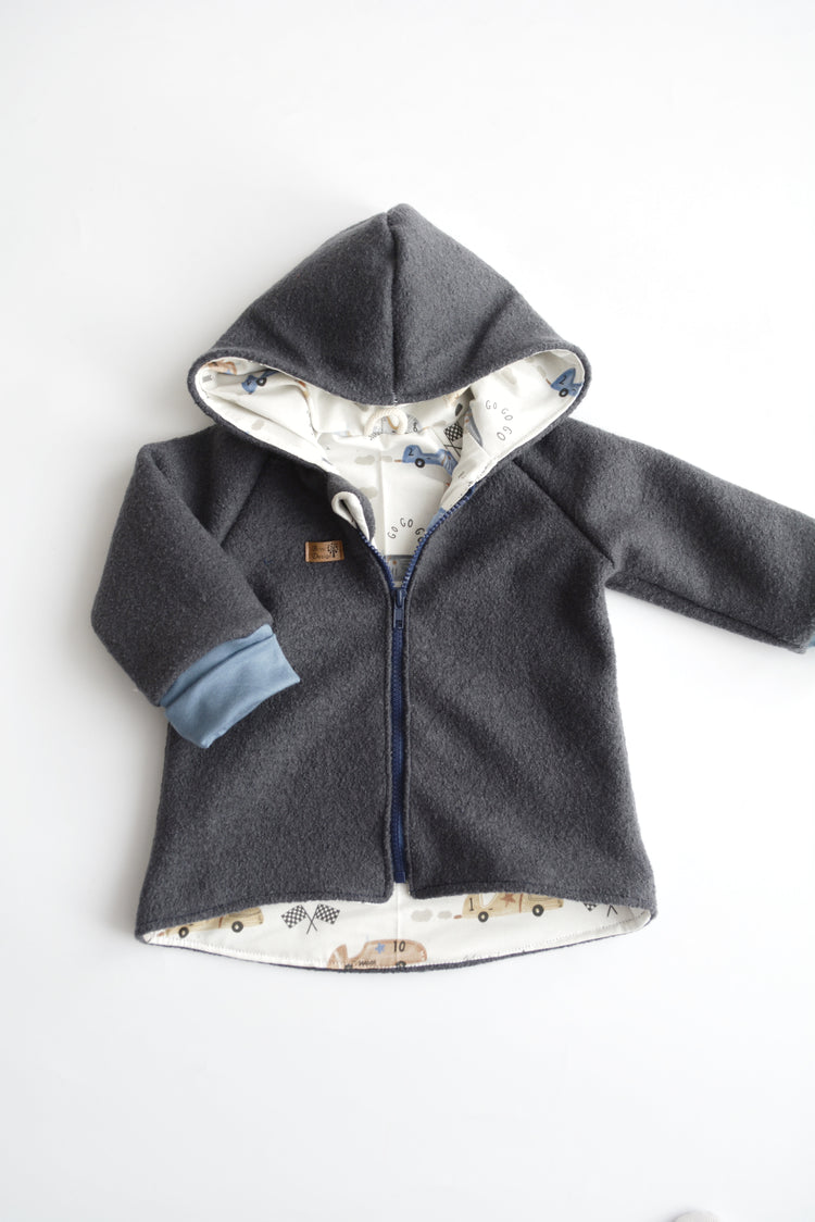 Walkjacke "Rennautos“ Gr. 92