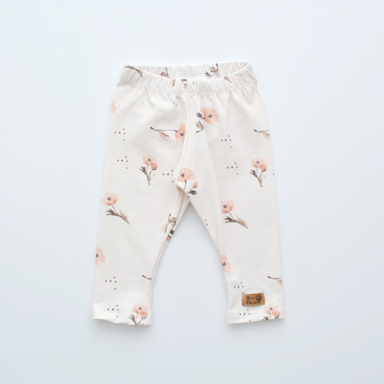 Legging "Mohnblumen" Gr. 50/56