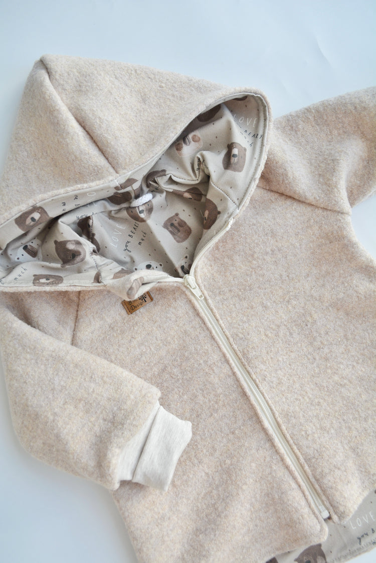 Walkjacke "Bären“ Gr. 98