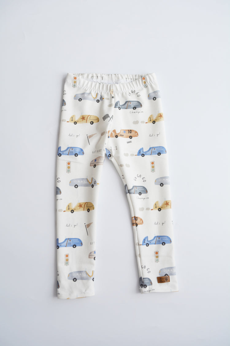 Legging "Rennautos" Gr. 86/92