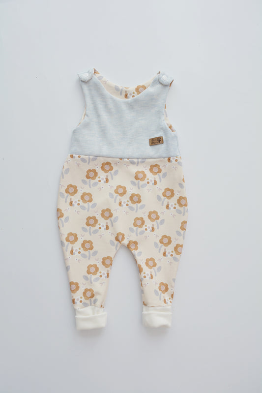 Strampler "Blumen" Gr. 62