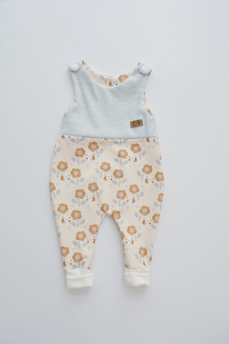 Strampler "Blumen" Gr. 62