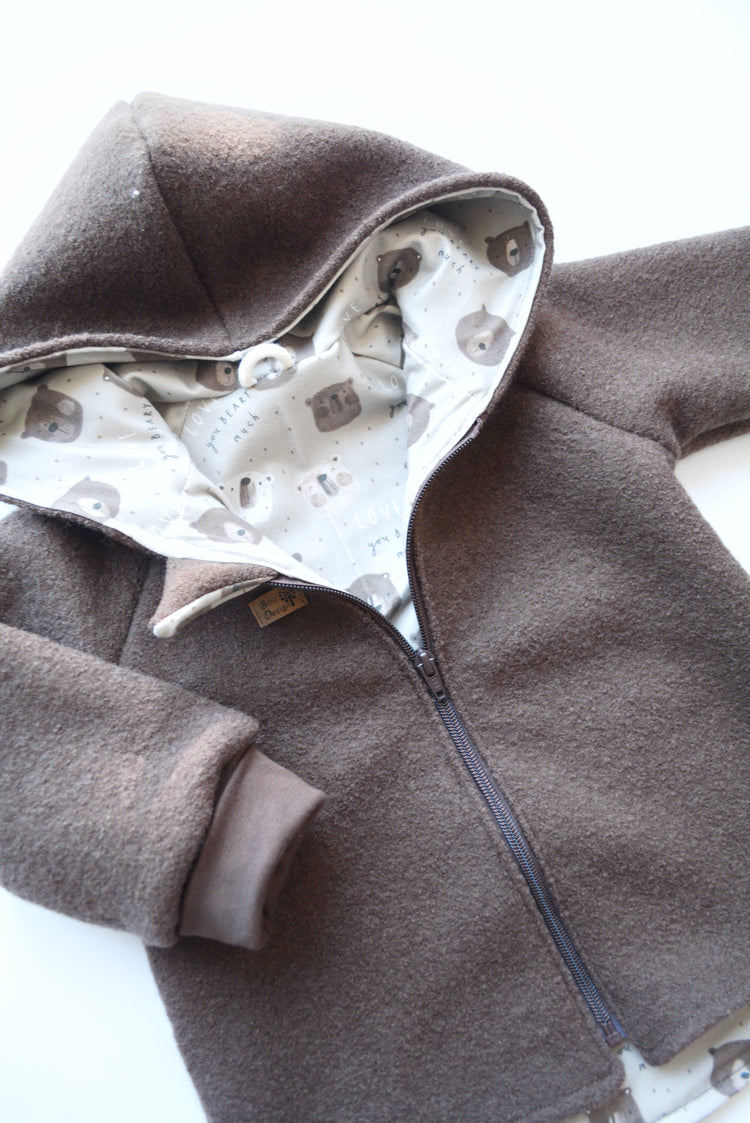 Walkjacke "Bären“ Gr. 104
