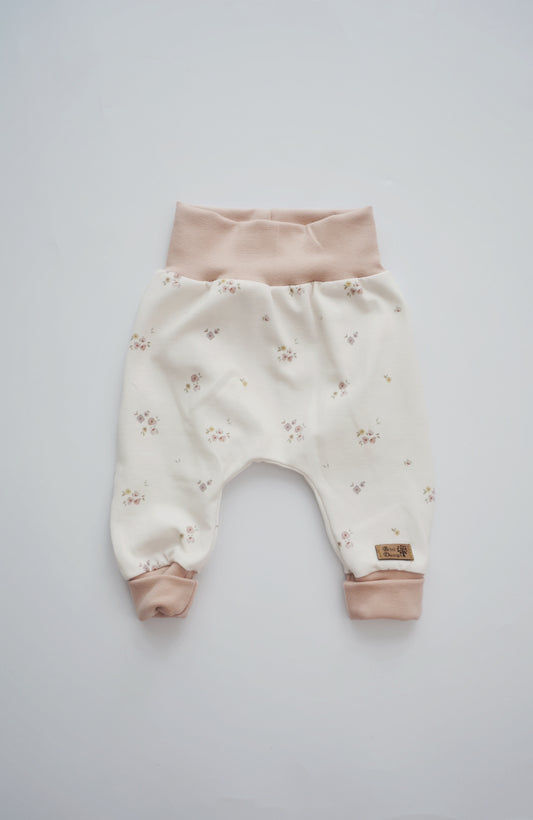 Hose "Blumen" rose Gr. 62