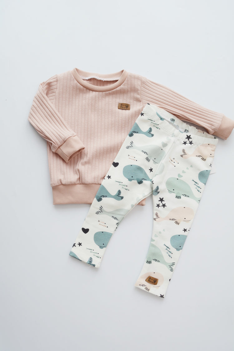 Outfit „Wale“ Sweater & Legging Gr. 68