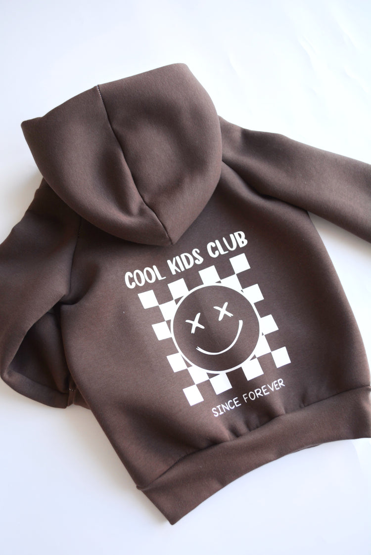 Hoodie Schokobraun „Cool Kids Club“ Gr. 104