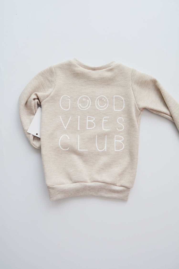 Sweater „Good Vibes Club“ Gr. 110