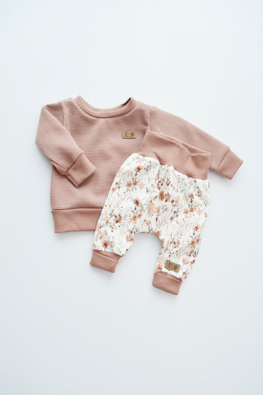 Outfit „Watercolor“ (Sweater & Hose) Gr. 56