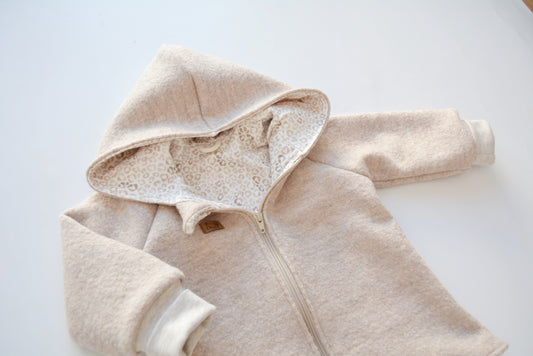 Walkjacke "Leo" beige Gr. 98