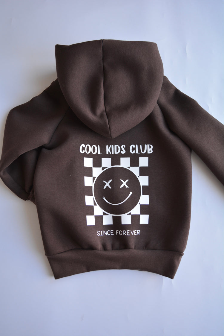 Hoodie Schokobraun „Cool Kids Club“ Gr. 104