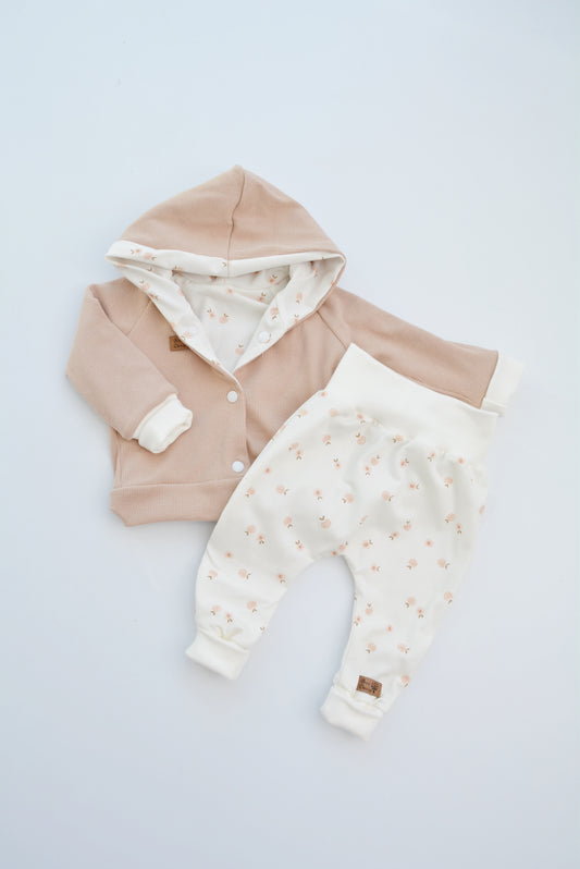 Hose & Kaputzenjacke „Little Peach“ Gr. 68