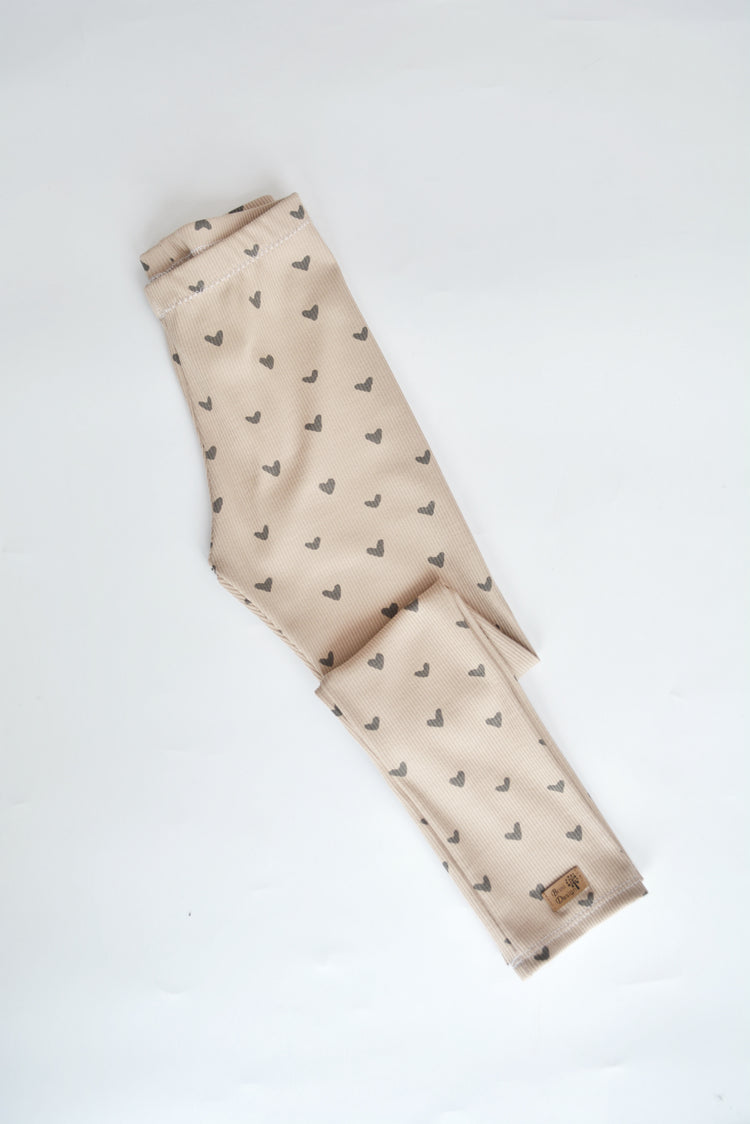 Legging "Herzchen" Gr. 110/116