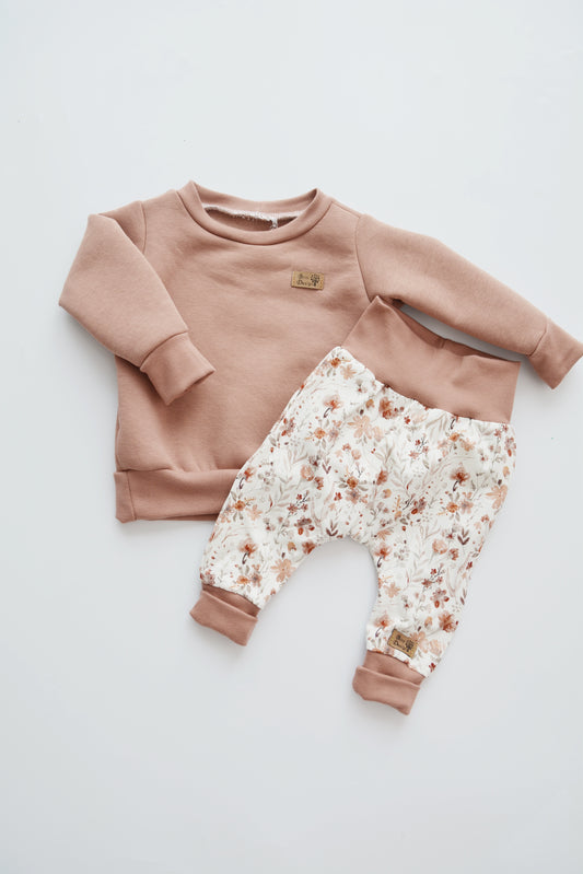 Outfit „Watercolor“ (Sweater & Hose) Gr. 68