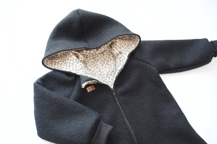 Walkjacke "Leo" schwarz Gr. 116