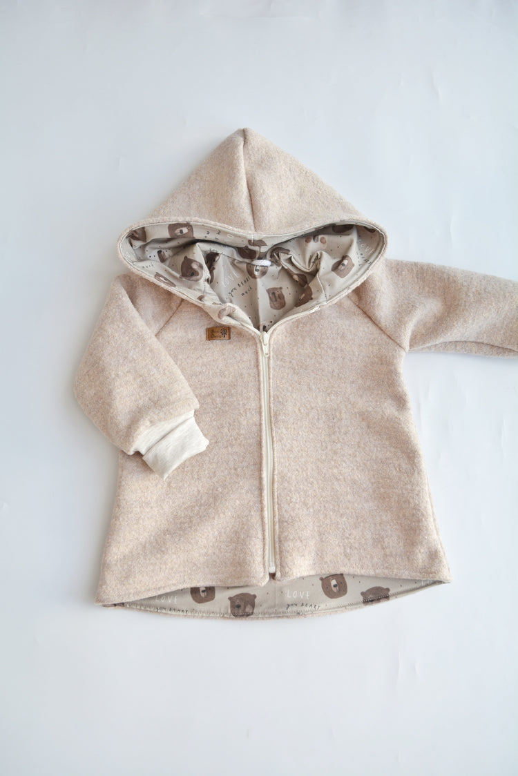 Walkjacke "Bären“ Gr. 98