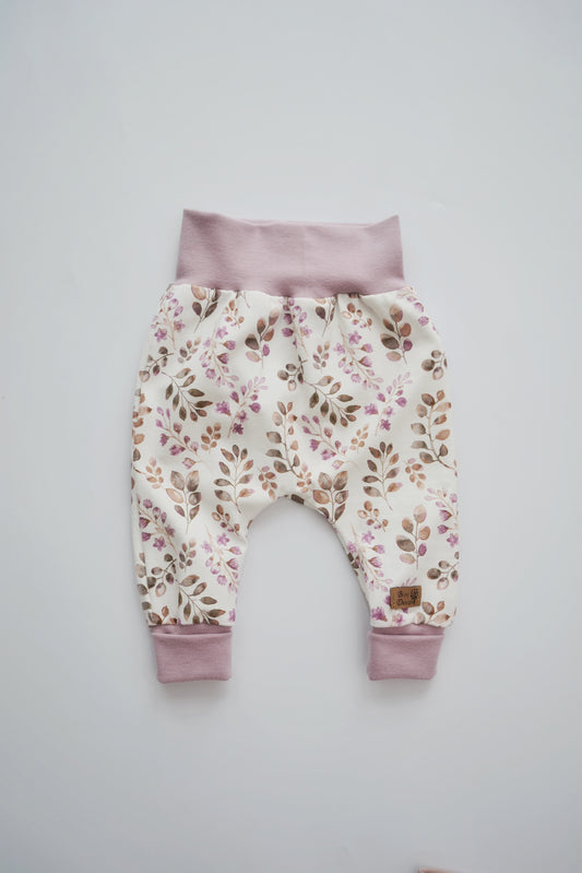 Hose "Blumen" rose Gr. 62