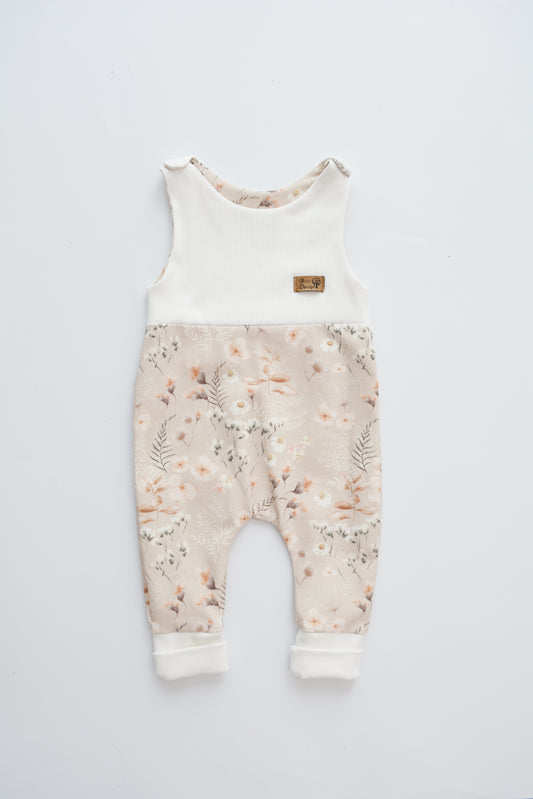 Strampler "Blumen" Gr. 56